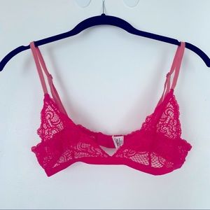 Calvin Klein Fuchsia Lace bralette